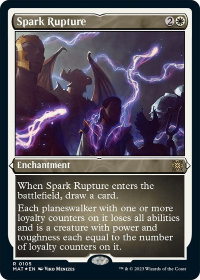 Spark Rupture (Foil Etched) (March of the Machine: The Aftermath) Light Play Foil