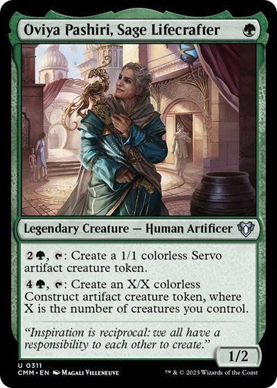 Oviya Pashiri, Sage Lifecrafter (Commander Masters) Near Mint