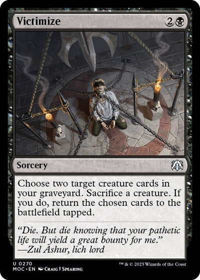 Victimize (Commander: March of the Machine) Near Mint