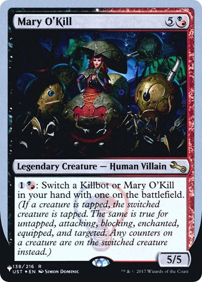 Mary O'Kill (The List) Light Play Foil