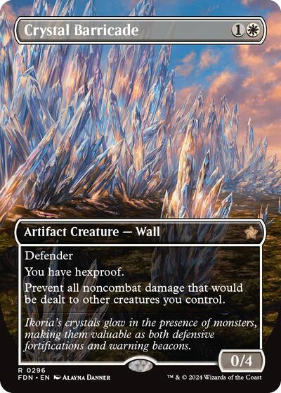 Crystal Barricade (Borderless) (Foundations) Light Play