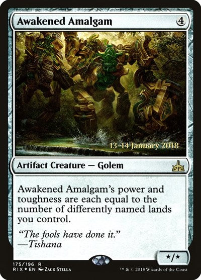 Awakened Amalgam (Promos: Prerelease Cards) Light Play Foil