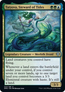 Tatyova, Steward of Tides (Dominaria United) Medium Play Foil