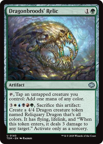 Dragonbrood's Relic (Tarkir: Dragonstorm) Near Mint Foil
