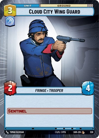Cloud City Wing Guard (Hyperspace) (Spark of Rebellion) Near Mint