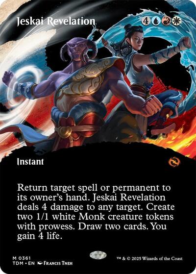 Jeskai Revelation (Borderless) (Tarkir: Dragonstorm) Near Mint