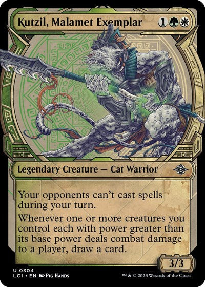 Kutzil, Malamet Exemplar (Showcase) (The Lost Caverns of Ixalan) Near Mint Foil