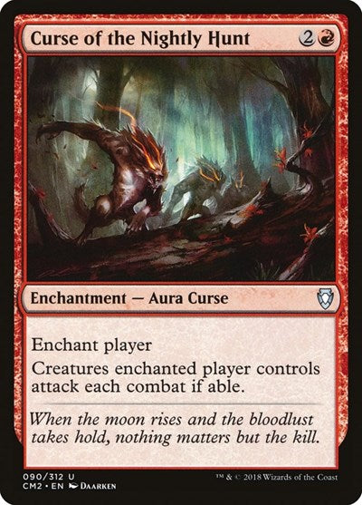 Curse of the Nightly Hunt (Commander Anthology Volume II) Light Play