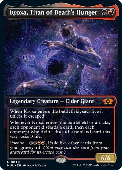 Kroxa, Titan of Death's Hunger (March of the Machine: Multiverse Legends) Medium Play