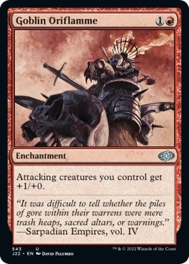 Goblin Oriflamme (Jumpstart 2022) Medium Play