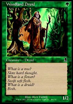 Woodland Druid (Odyssey) Light Play Foil