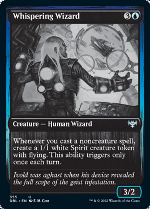 Whispering Wizard (Innistrad: Double Feature) Light Play