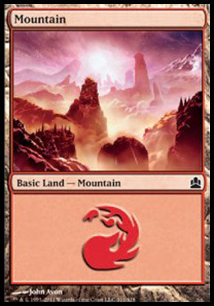 Mountain (311) (Commander) Light Play