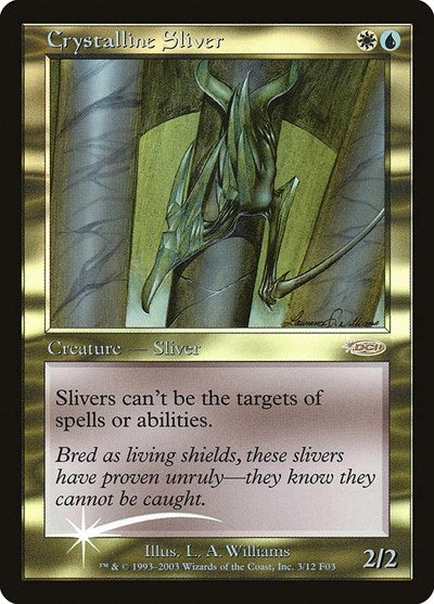 Crystalline Sliver (Promos: FNM) Damaged / Poor Foil