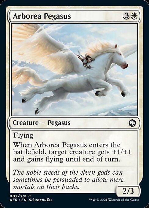 Arborea Pegasus (Adventures in the Forgotten Realms) Light Play Foil