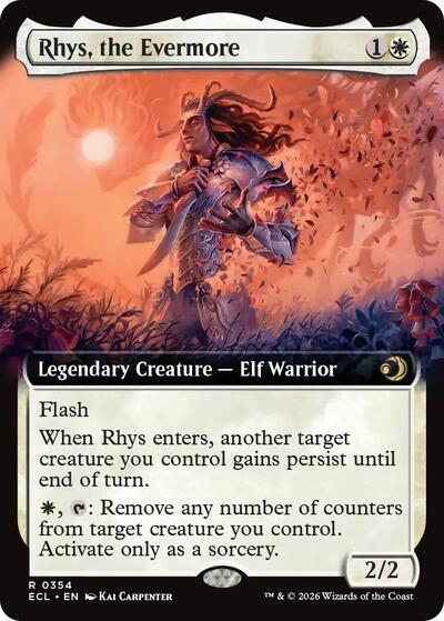 Rhys, the Evermore (Extended Art) (Lorwyn Eclipsed) Near Mint