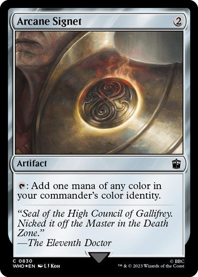 Arcane Signet (Surge Foil) (Universes Beyond: Doctor Who) Near Mint Foil