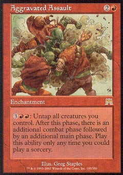 Aggravated Assault (Onslaught) Heavy Play