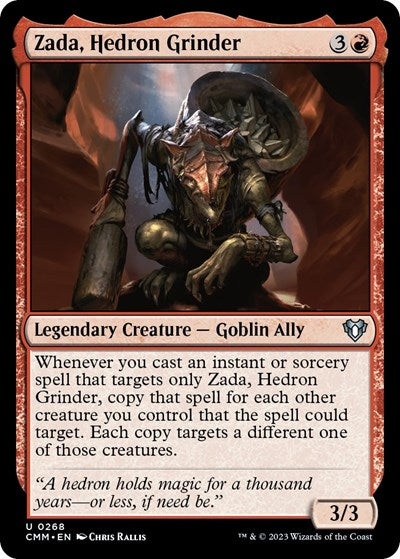 Zada, Hedron Grinder (Commander Masters) Light Play Foil