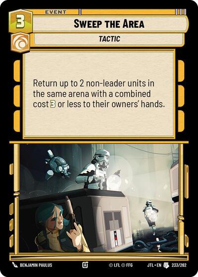 Sweep the Area (Jump to Lightspeed) Near Mint