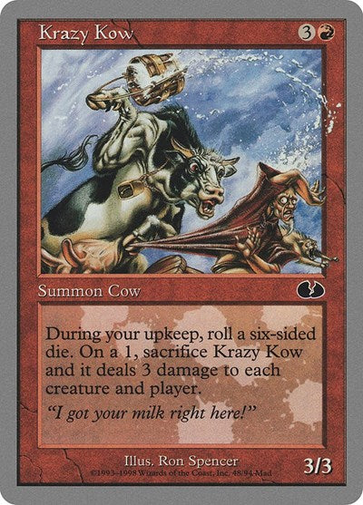 Krazy Kow (Unglued) Medium Play