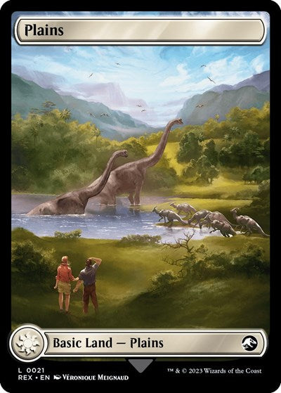 Plains (21) (Universes Beyond: Jurassic World Collection) Damaged / Poor Foil