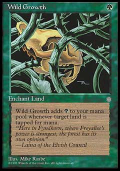 Wild Growth (Ice Age) Heavy Play