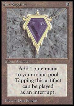Mox Sapphire (Beta) Damaged / Poor