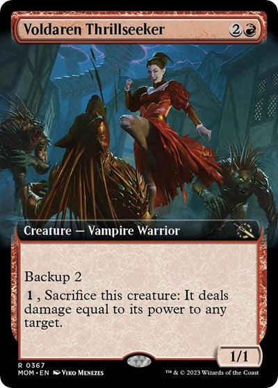 Voldaren Thrillseeker (Extended Art) (March of the Machine) Near Mint Foil