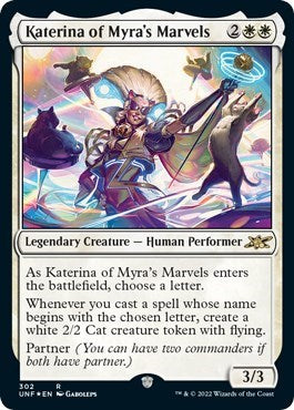 Katerina of Myra's Marvels (Galaxy Foil) (Unfinity) Light Play Foil