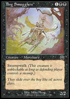 Bog Smugglers (Mercadian Masques) Medium Play Foil