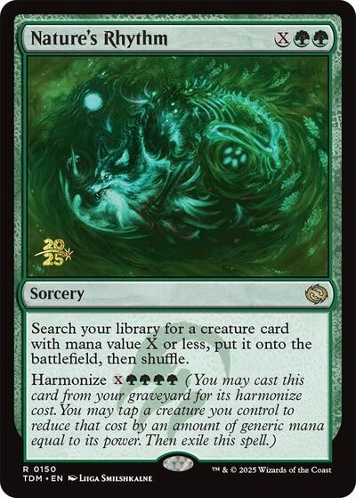 Nature's Rhythm (Promos: Prerelease Cards) Light Play Foil
