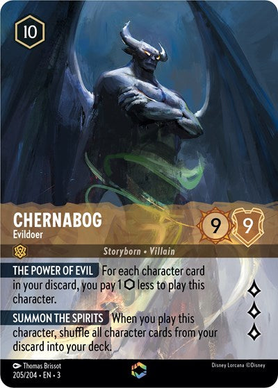 Chernabog - Evildoer (Alternate Art) (Into the Inklands) Near Mint Holofoil