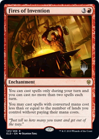 Fires of Invention (Promo Pack: Throne of Eldraine) Near Mint
