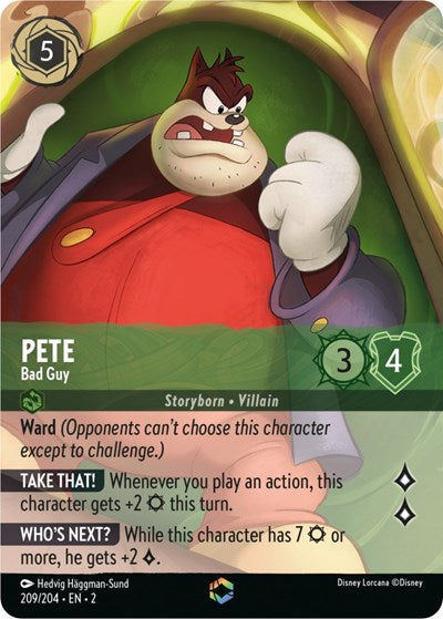 Pete - Bad Guy (Alternate Art) (Rise of the Floodborn) Near Mint Holofoil