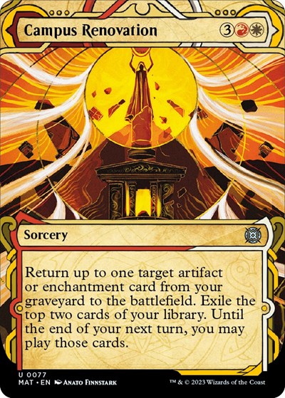 Campus Renovation (Showcase) (March of the Machine: The Aftermath) Near Mint Foil