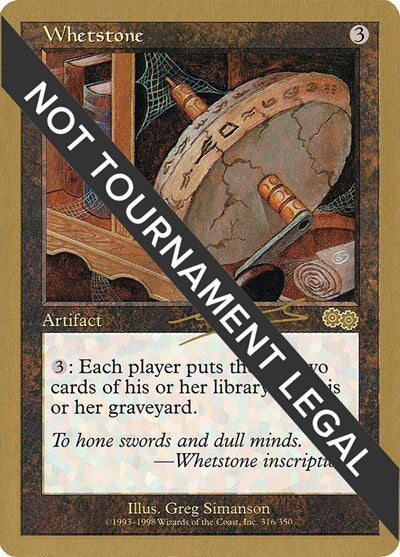 Whetstone - 2000 Nicolas Labarre (USG) (World Championship Decks) Near Mint