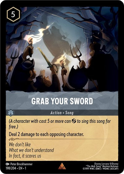 Grab Your Sword (The First Chapter) Near Mint Cold Foil