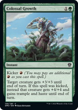 Colossal Growth (Dominaria United) Medium Play Foil