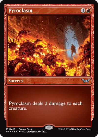 Pyroclasm (Promo Pack: Duskmourn: House of Horror) Light Play Foil