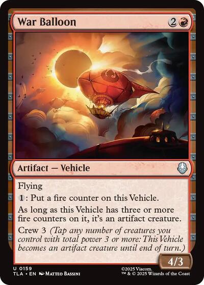 War Balloon (Avatar: The Last Airbender) Near Mint Foil