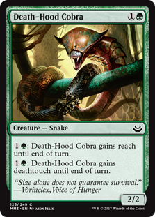 Death-Hood Cobra (Modern Masters 2017) Light Play