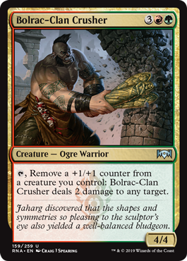 Bolrac-Clan Crusher (Ravnica Allegiance) Light Play Foil
