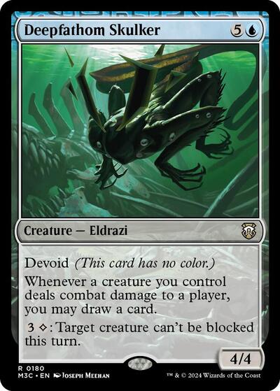 Deepfathom Skulker (Ripple Foil) (Commander: Modern Horizons 3) Near Mint Foil