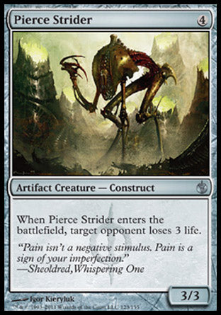 Pierce Strider (Mirrodin Besieged) Light Play Foil