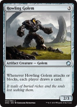 Howling Golem (Magic Game Night 2019) Near Mint