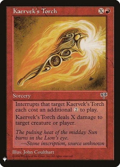 Kaervek's Torch (Mystery Booster) Near Mint