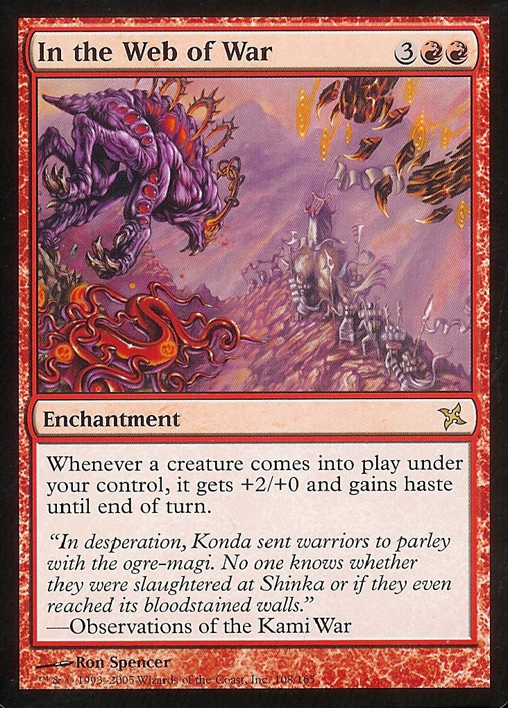 In the Web of War (Betrayers of Kamigawa) Damaged / Poor