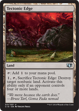 Tectonic Edge (Commander 2014 Edition) Medium Play