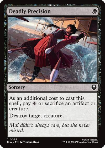 Deadly Precision (Avatar: The Last Airbender) Near Mint Foil